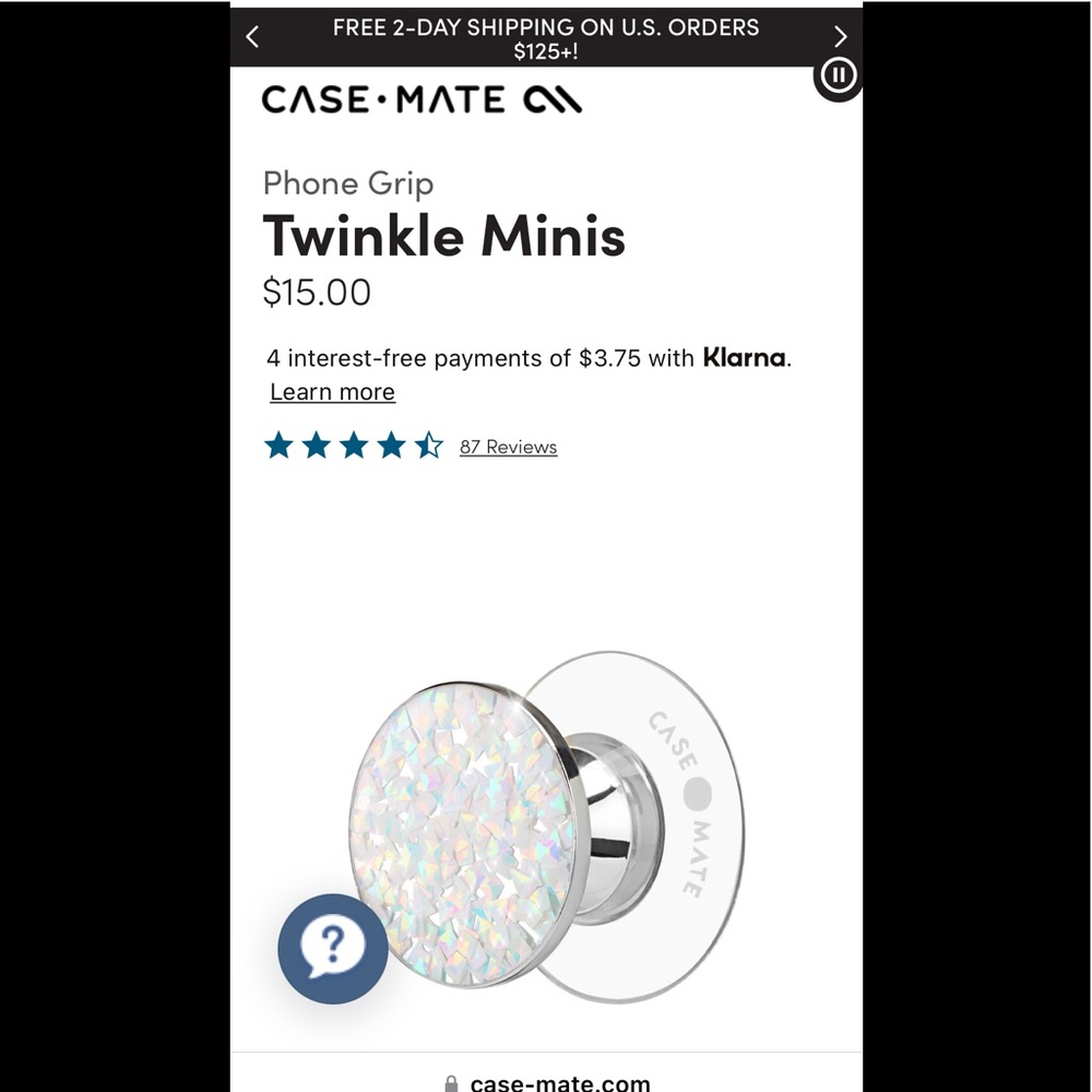 Case•Mate Twinkle Mini Phone Grip